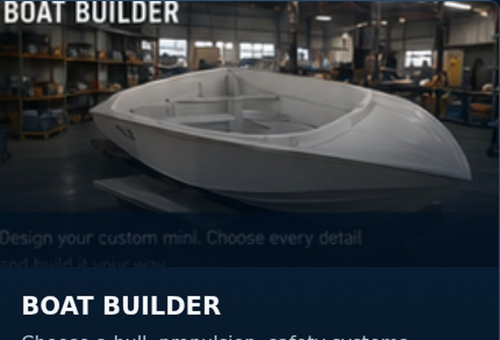 Victory Minis boat builder