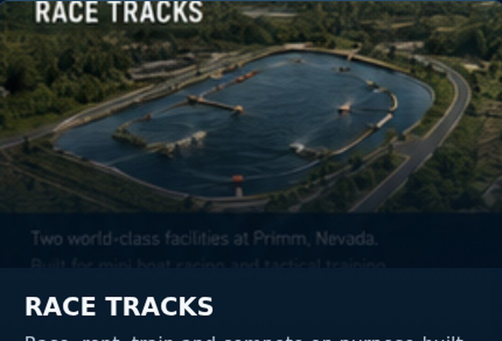 Victory Minis race track