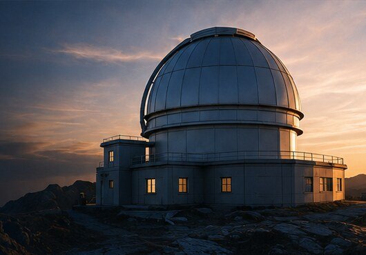 Observatory at sunset